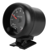 Tbest 3.75in 12V Bil Varvräknare 0-8000 RPM Pekare Tacho Mätare med Ljus