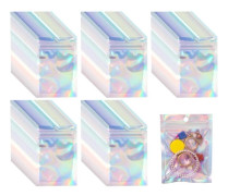 50x Grip Förslutningspåsar Förpackningspåsar - Förslutningspåsar 15 X 10 cm - Återanvändbar Transparent Aluminiumfoliepåse - Lufttäta Påsar Med Grip Förslutningstryck