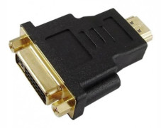 Akyga AK-AD-02 - Videokort - HDMI hane till DVI-I hona - svart - stöd för 1080p