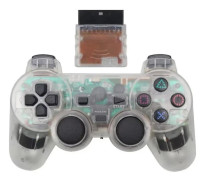 Trådbunden Gamepad-handkontroll för PS2-konsol med dubbel vibration, USB-kompatibel med PC