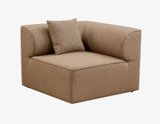 Homeroom Collection - Cajsa hörnmodul - Brun - Soffmoduler - Från Homeroom