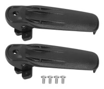 2 PCS Belt Clip for Kenwood NX 200 NX 300 ABS Portable Two-Way Radio Belt Clip Replacement Black