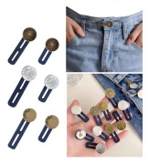 20-pack med jeansknappsförlängare, 5,4/3,4 cm (slumpmässig stil)