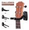 Gitarrväggfäste, Ukuleleväggfäste, Elgitarr, Klassisk gitarr, Basgitarr, Krok, Svart (1 st.)