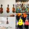 Gitarrväggfäste, Ukuleleväggfäste, Elgitarr, Klassisk gitarr, Basgitarr, Krok, Svart (1 st.)