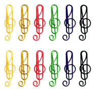 Gems of Paper - Note Shape - Metal Paper Clips - Office Supplies - Folders - Writing Instruments - 100 Pieces