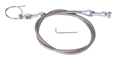 36 tum 91,44 cm rostfritt stål svängbart avgasrör för Chevy LS1-motorer 4,8L 5,3L 5,7L 6,0L
