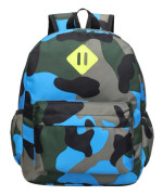 Camo Ryggsäck, Kamouflage Tryck Småbarns Bokväska för Förskola & Dagis - Lättviktig Dagisväska för Pojkar & Flickor, Hållbar Sch Blue