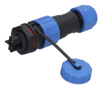 Aviation Socket Plug LP16 2Pin Svetsfri IP68 Vattentät 250V 20A Hona Hane Kabelkontakt