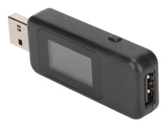 USB-testare Multifunktionell Strömavbrottssparfunktion Digital LCD-skärm Spänning Ström Säkerhetsmätare