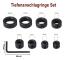 Borrdjupsspärr 8 st Djupstopp Borrkronans Positioneringsring Krage Ring Positioner Med Insexnyckel För Borrkronor Konsekvent Borrning-3-16mm