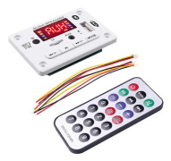 Handsfree MP3-spelare Dekoderkort 5V 12V Bluetooth 5.0 MP3-modul Bil FM-radio Stöd FM TF USB AUX-inspelare