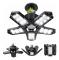 Garage LED-ljusset - 120W - 12000lm - Verkstadslampa - Deformerbara taklampor - E26/E27 paneler - 1 Lampa