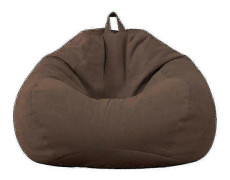 Ny Extra Stor Sittsäck Fåtölj Soffa Överdrag Inomhus Lazy Lounger För Vuxna Barn Rea! (Exklusive fyllning) kaffe Medium 80x90cm