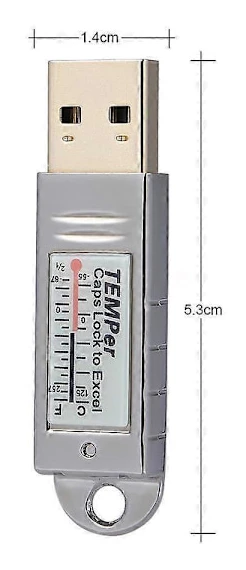 USB-termometer Temperatur Sensor Datalogger Recorder För PC Windows XP Vista/7