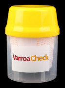1st Biodlingsbikupa Varroakvalster Kontrollera testflaska Varroa Ch