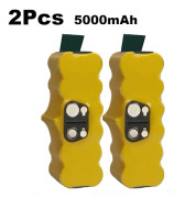 14,4V Batteri För iRobot Roomba 5000mAh Batteri För iRobot Roomba 500 600 700 800 900-serien 14,4 V 620 650 770 780 580 Batteri 2Pcs 5.0AH