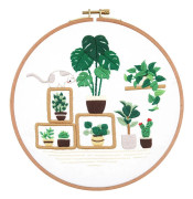Manuell broderi DIY-materialpåse Vitality + Vitality + 8-tums imitation bambu broderistretch + broderad bas Vitality + Vitality Imitation bamboo