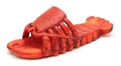 Unisex Hummertofflor, Perch-sandaler, Djurtofflor, Djurfisktofflor, Hummertofflor - WELLNGS greenB 42-43