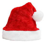 Jultomtehatt i sammet Unisex Bekväm Kreativt Multi Julhatt för vuxna och barn till julfest Jau