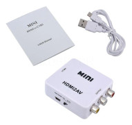 Mini HDMI till AV-omvandlare White