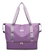 Resväska Duffel 30L Weekendväska Trolley Sleeve Torrt & Våt Separerat Gymväska