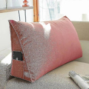 Triangulär Sängkilkudde, Ryggstöd Ryggstöd Läskudde - Perfekt Pink 100*35*20cm