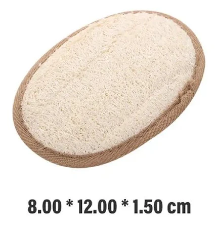 Naturlig Loofah Kroppsskrubber Bad Exfolieringssvamp Mjuka duschborstar Clearner Pad Exfoliator Shower Puff Kroppshudvårdsverktyg Style G