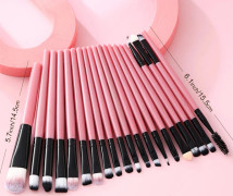 20 sets of makeup brushes, soft facial makeup brushes, suitable for foundation, loose powder blush, eye shadow, concealer and ot