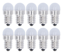 10 st E14 Glödlampor Energibesparande Varmvitt Ljus LED Små Glödlampor för Taklampa Vägglampa 500lm 1.5W 24V