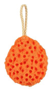 Duschsvamp för kropp och havsdusch, mjuk svamp för kroppen, spa, tvätt- och rengöringsbadboll (orange)