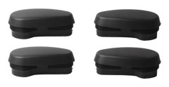 4 st Stångkåpor 68044463AB för Ram 1500 2500 3500 2009-2022 Sidosteg Ändstycken Del