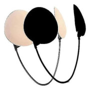 [LCS]Bra Kit Push Up Frontless Halkfri BH Djup Silikon Osynlig Bröstklistermärke 2st D