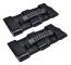 2-pack handtagssats kompatibel med Jeep Wrangler TJ YJ JK, enkel att montera 3-remmar design för modeller 1987-2022 (svart)