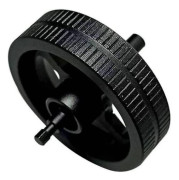 Ersättningshjul i metall till mus - Kompatibel med Logitech G403 G703 G603 G403 Hero G703 Hero (svart)
