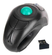 CASA 2.4G Trådlös Luftmus Ergonomisk Styrkula Handhållen Finger USB-mus USB Optisk Styrkulemus