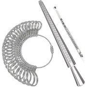 Ringstorleksmätare, ringmätare i aluminium och fingermått - mxbc