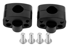 2st Motorcykel Universal 22mm Styre Transfer Fast Kod Klämhållare Stigbyglar