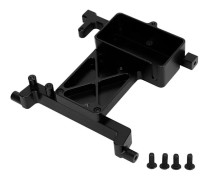 SCX6 1/6 Skala Aluminiumlegering Servofäste Svart Ersättning