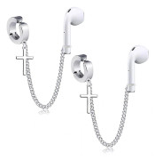 2 st Anti-förlust örhänge rem kompatibel med Airpods hörlurar, A