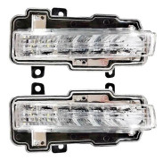 LED DRL-ljus för Mitsubishi Pajero Montero IV 2015-2020 varselljus vitt dimljus strålkastare