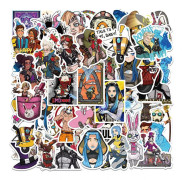 50 klassiska Borderlands Game Character Stickers New Tales PS5 XBox Decal Graffiti
