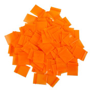 100 st plastförpackningspåsar med dragkedja{BT} Orange