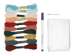 Embroidery Floss Kit 10 Bright Colors Durable Easy-to-Use Thread for Bracelets and Tassels DIY
