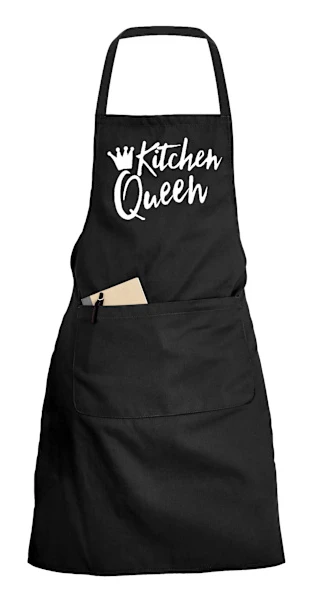 Kitchen Queen - Apron - Black black