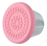 1/2/3/5 breda stålskålsdressingbehållare tätning salladsdressingkoppar Pink lid 1 Pc