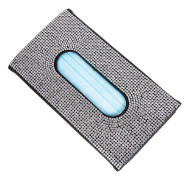 Bilsolskydd för solskydd, kristallglittrande servetthållare, PU-läderbaksäte tillbehör för kvinnor, svart