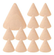 10 st 3,1 cm DIY Koner Oomålade Träkoner Dekoration Hantverk Tillbehör