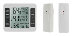 LCD Digital Termometer Hygrometer Inomhus Utomhus Temperatur Luftfuktighetsmätare Temperatur och Luftfuktighet