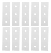 Platta skarvplåtar av aluminium - paket med 10, 4040-3 hålsdesign